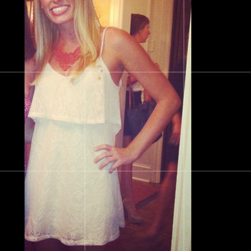 Ivory Lace TOBI Dress
